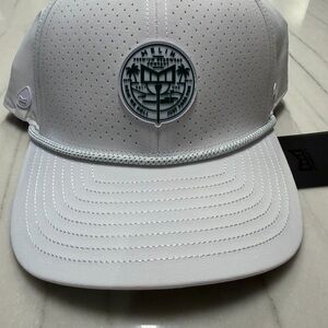 White Melin Hat “links” collection